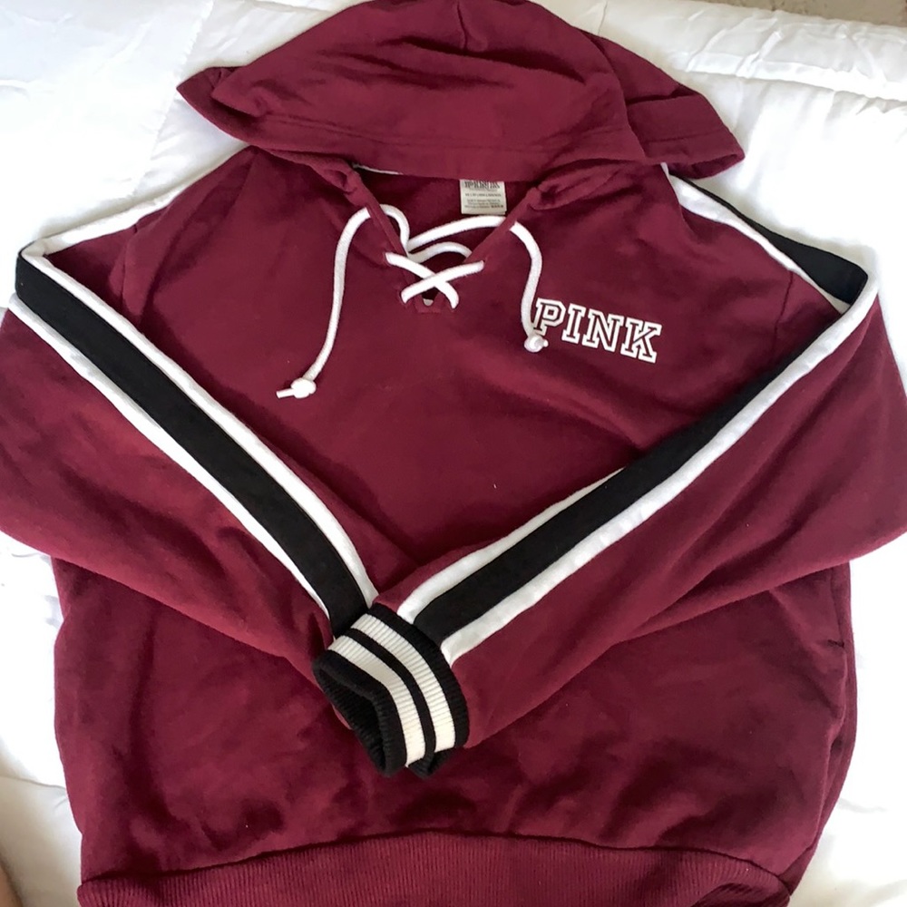 Pink hoodie